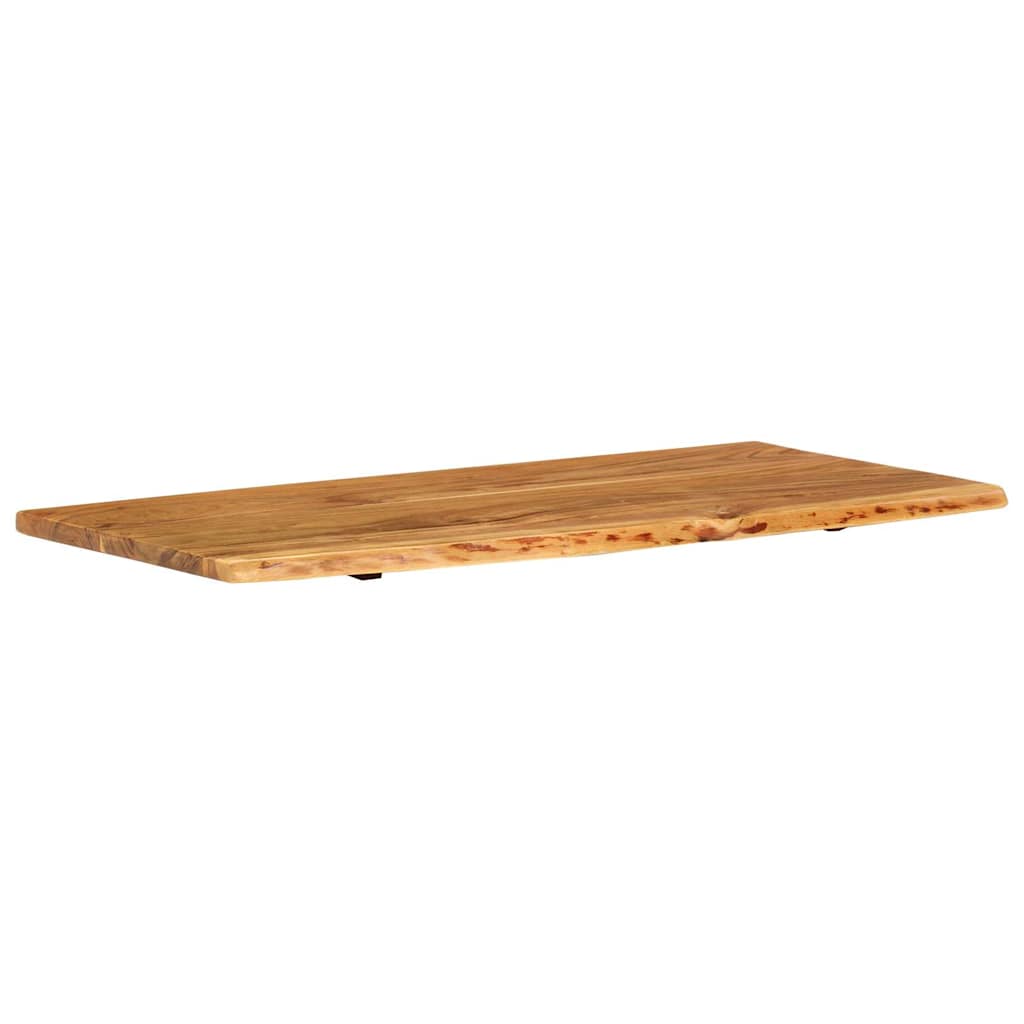 Badezimmer-Waschtischplatte Massivholz Akazie 114x52x2,5 cm