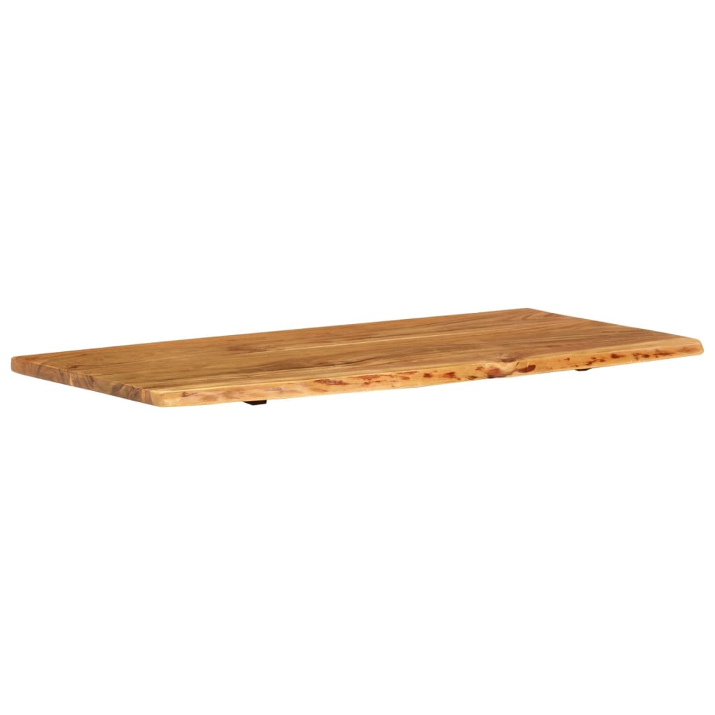 Badezimmer-Waschtischplatte Massivholz Akazie 114x52x2,5 cm