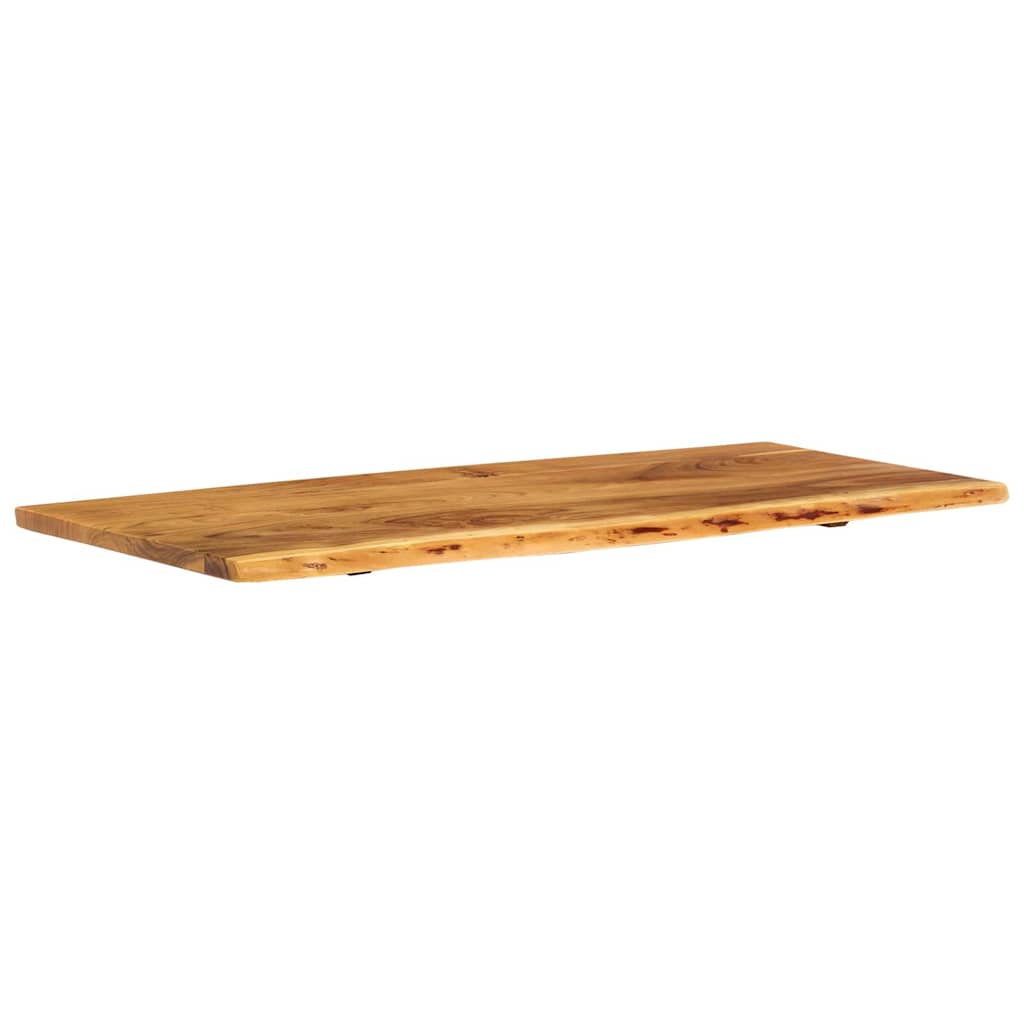 Badezimmer-Waschtischplatte Massivholz Akazie 114x52x2,5 cm