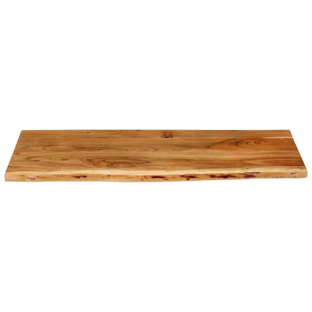 Badezimmer-Waschtischplatte Massivholz Akazie 114x52x2,5 cm