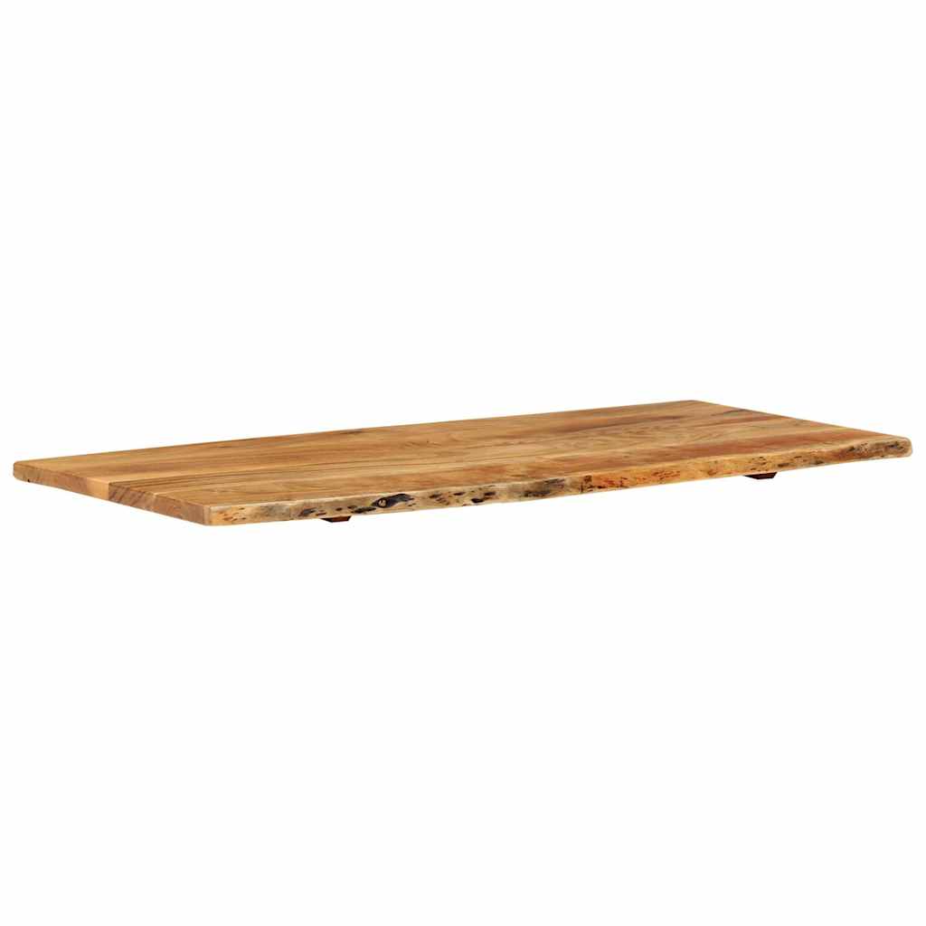 Badezimmer-Waschtischplatte Massivholz Akazie 114x52x2,5 cm