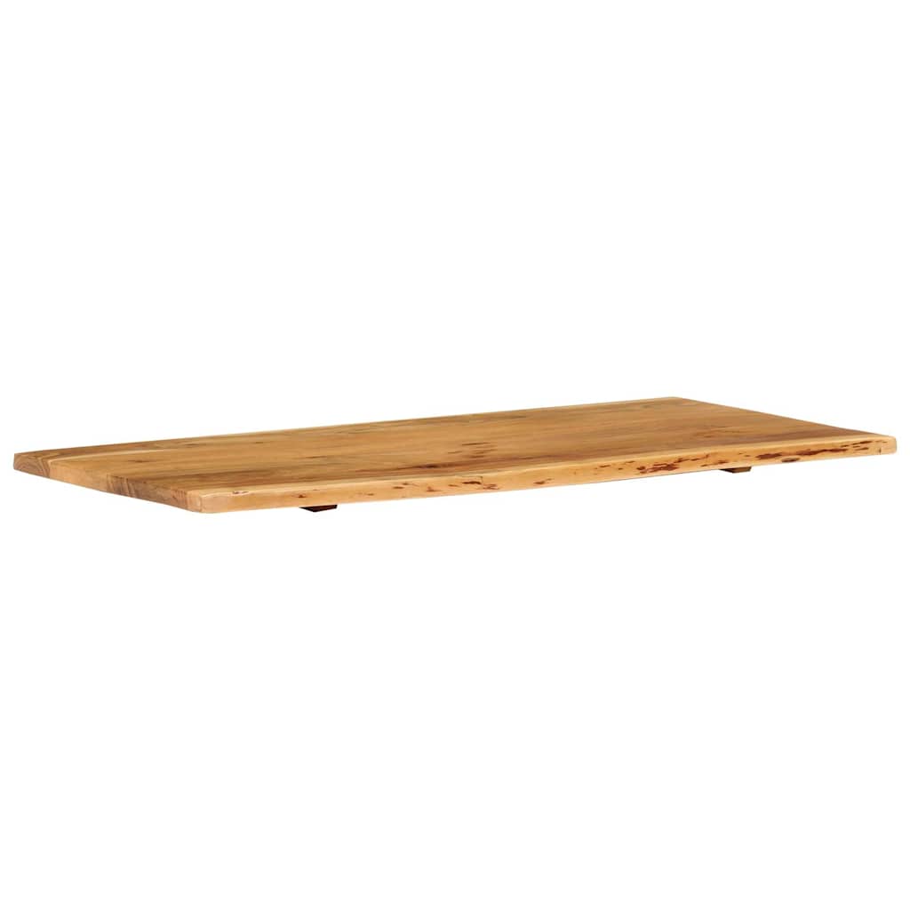 Badezimmer-Waschtischplatte Massivholz Akazie 114x52x2,5 cm