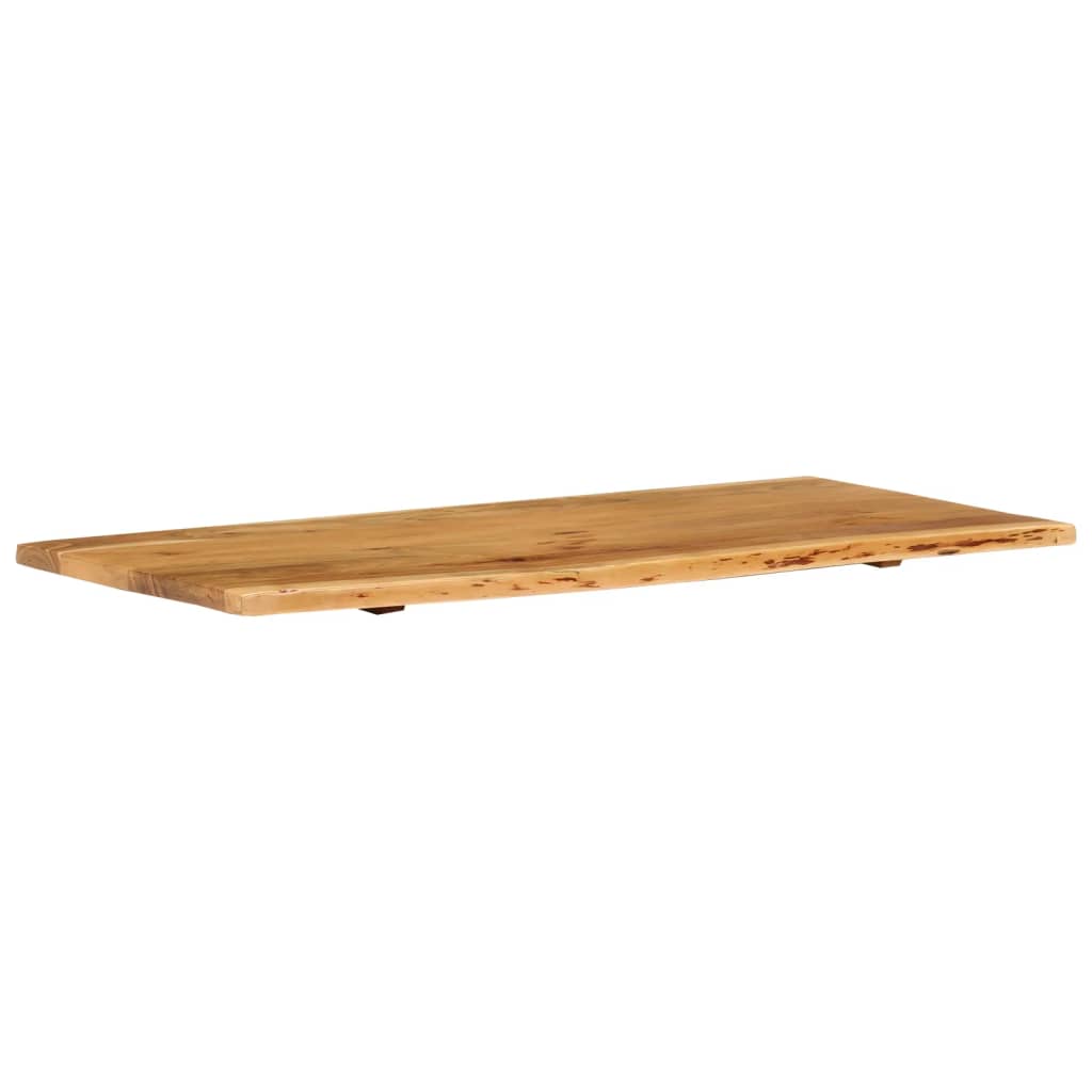 Badezimmer-Waschtischplatte Massivholz Akazie 114x52x2,5 cm