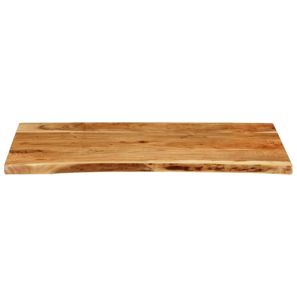 Badezimmer-Waschtischplatte Massivholz Akazie 114x52x4 cm