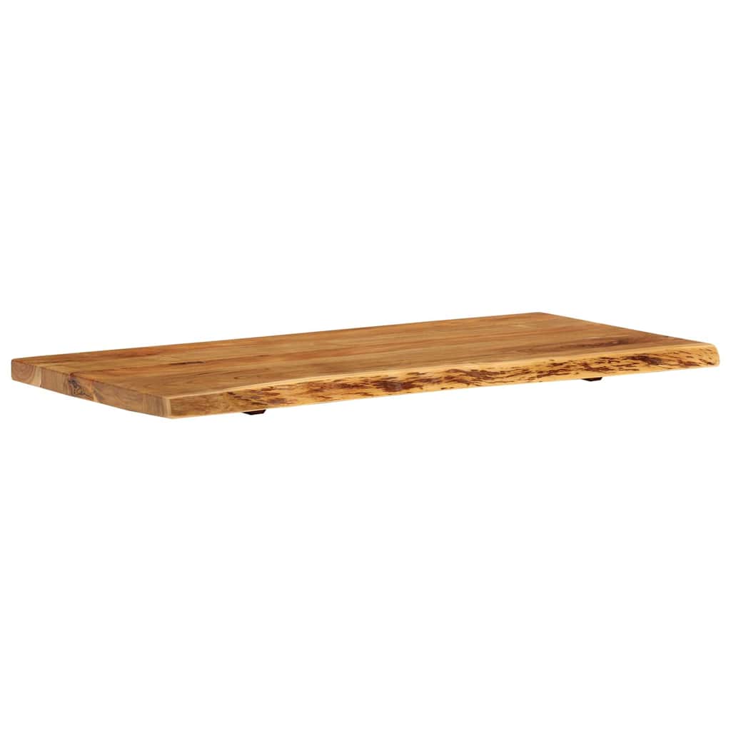 Badezimmer-Waschtischplatte Massivholz Akazie 114x52x4 cm