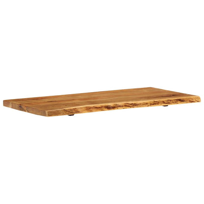 Badezimmer-Waschtischplatte Massivholz Akazie 114x52x4 cm