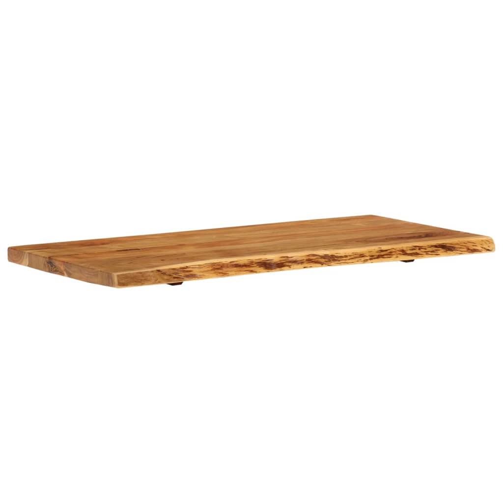 Badezimmer-Waschtischplatte Massivholz Akazie 114x52x4 cm