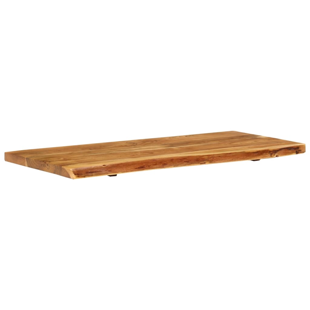 Badezimmer-Waschtischplatte Massivholz Akazie 114x52x4 cm