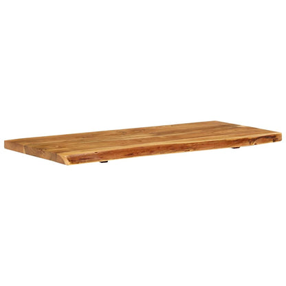 Badezimmer-Waschtischplatte Massivholz Akazie 114x52x4 cm