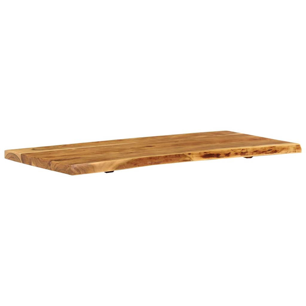 Badezimmer-Waschtischplatte Massivholz Akazie 114x52x4 cm
