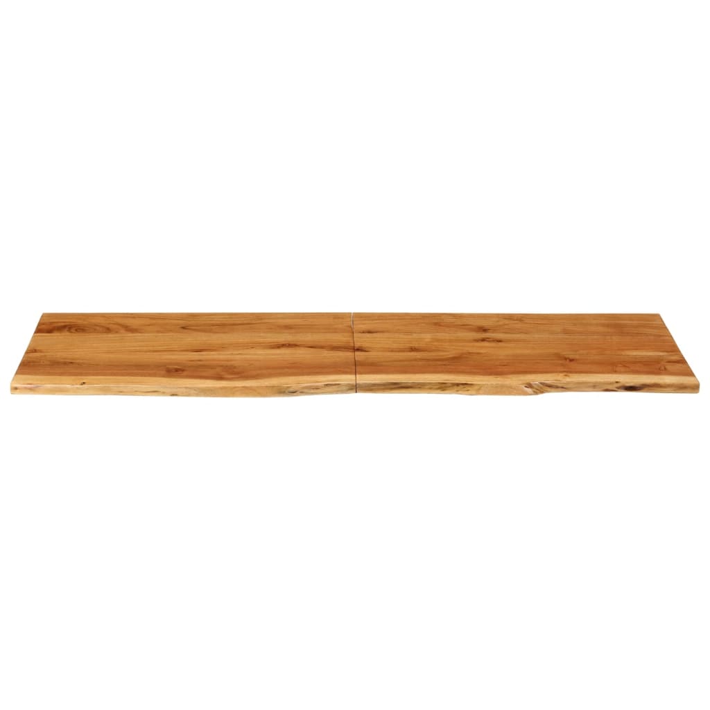 Badezimmer-Waschtischplatte Massivholz Akazie 140x52x2,5 cm