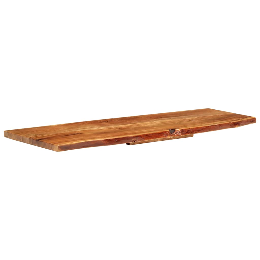 Badezimmer-Waschtischplatte Massivholz Akazie 140x52x3,8 cm