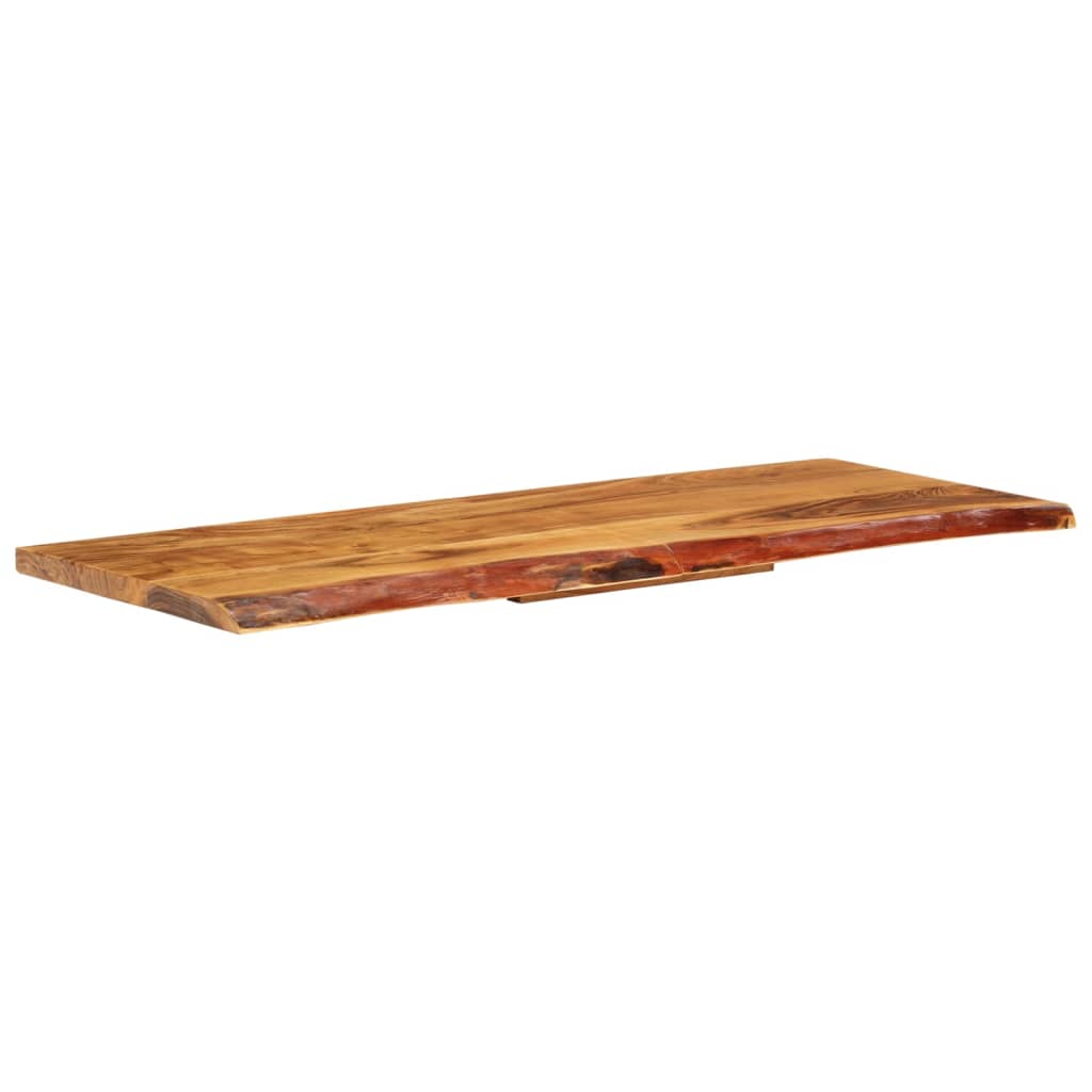 Badezimmer-Waschtischplatte Massivholz Akazie 140x52x3,8 cm