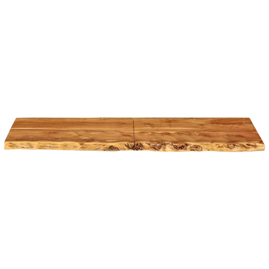 Badezimmer-Waschtischplatte Massivholz Akazie 140x52x3,8 cm