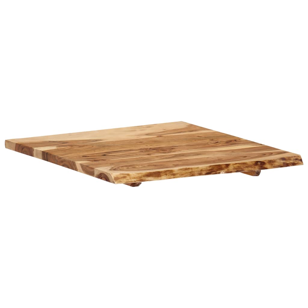 Tischplatte Massivholz Akazie 58x(50-60)x2,5 cm