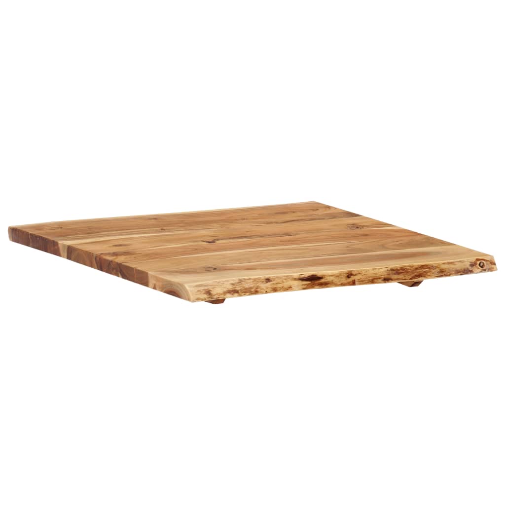 Tischplatte Massivholz Akazie 58x(50-60)x2,5 cm