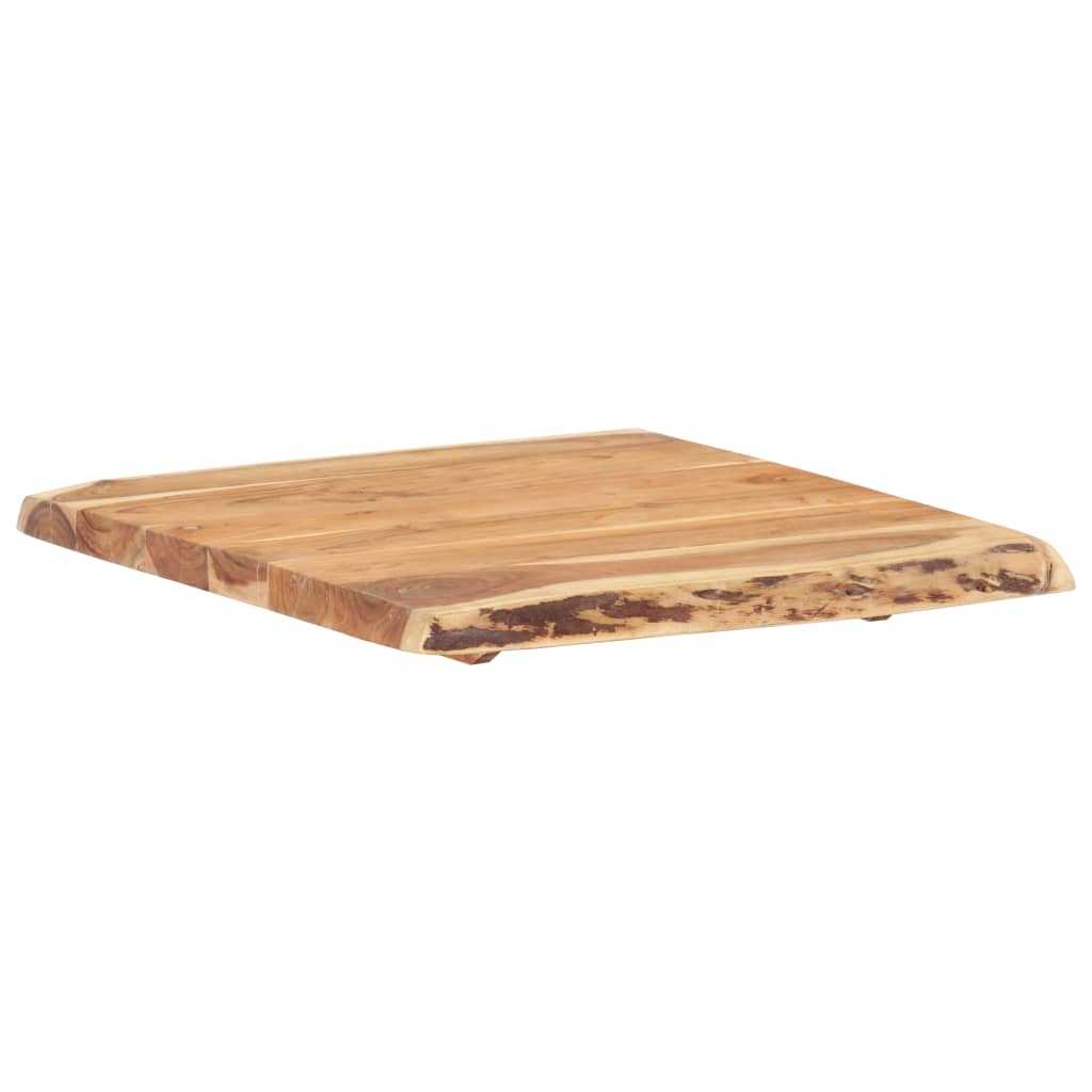 Tischplatte Massivholz Akazie 58x(50-60)x3,8 cm
