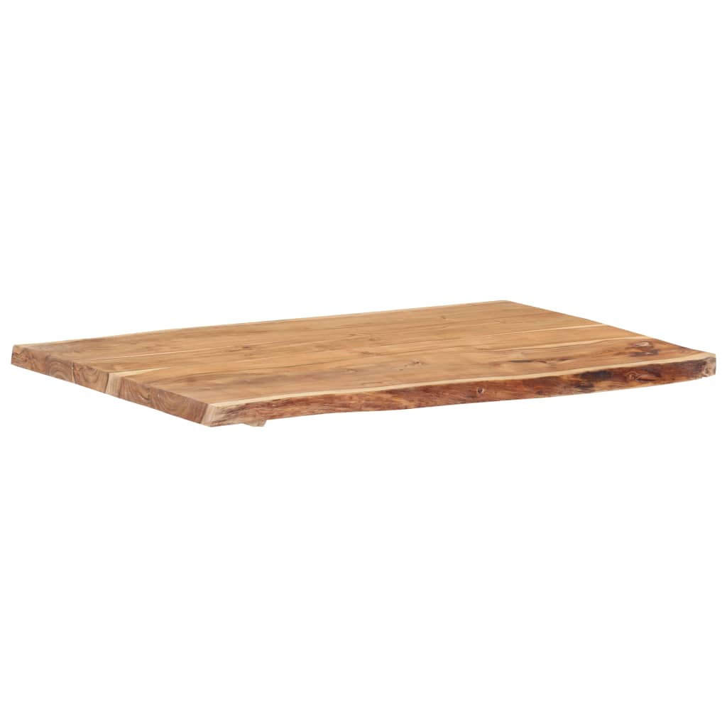 Tischplatte Massivholz Akazie 100x(50-60)x3,8 cm