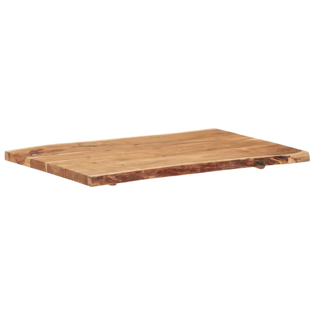 Tischplatte Massivholz Akazie 100x(50-60)x3,8 cm