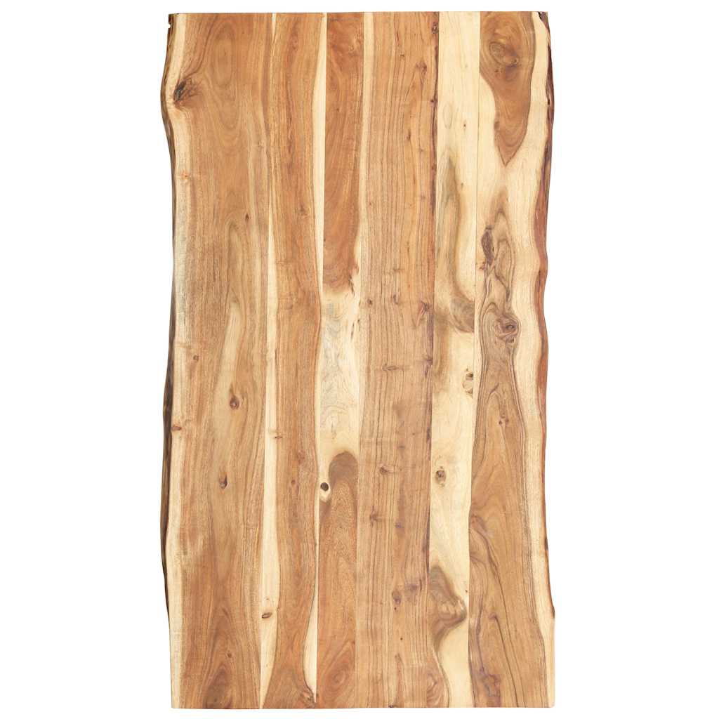 Tischplatte Massivholz Akazie 118x(50-60)x3,8 cm