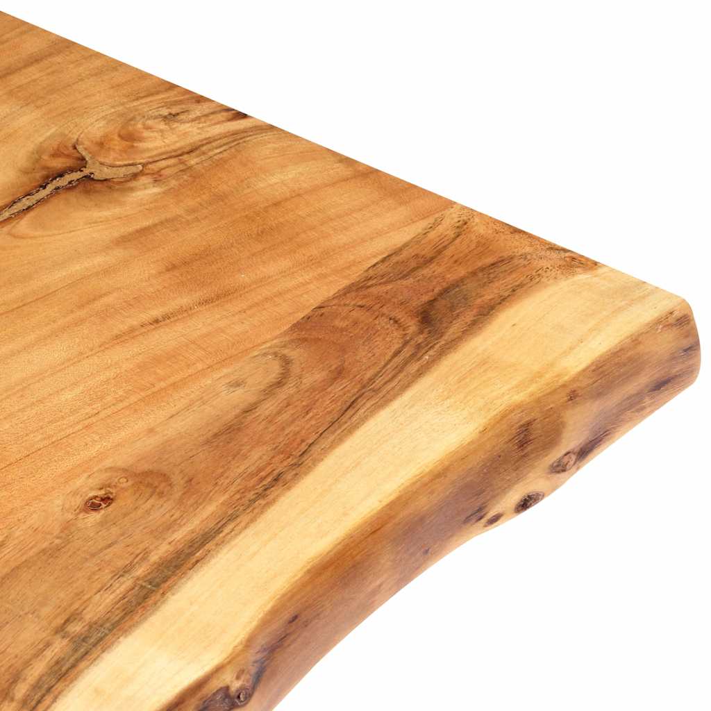 Tischplatte Massivholz Akazie 118x(50-60)x3,8 cm