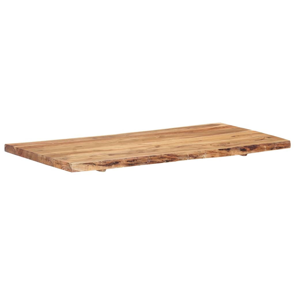 Tischplatte Massivholz Akazie 118x(50-60)x3,8 cm