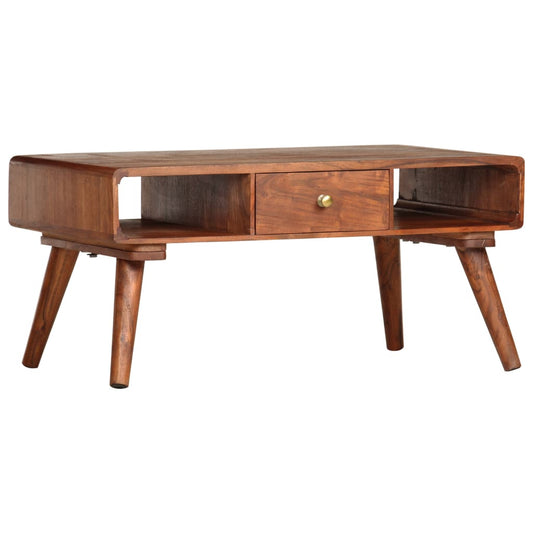 Couchtisch 85×50×41 cm Massivholz Akazie