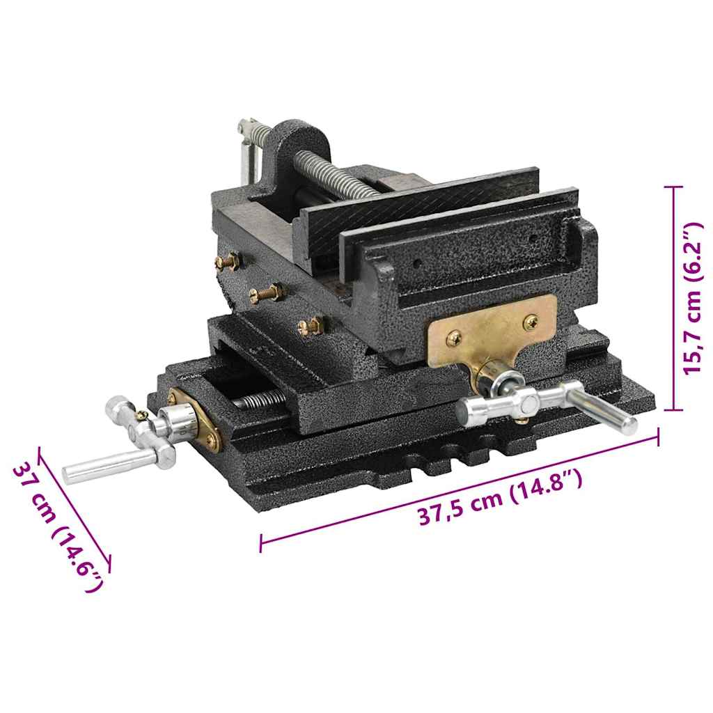 Schraubstock Kreuztisch Handbetrieben 150 mm