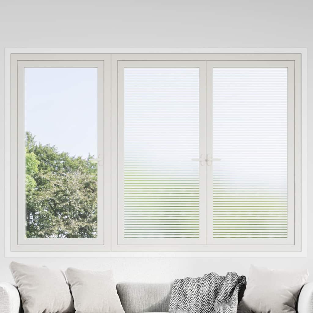Fensterfolie Matt Streifen-Design 0,9x50 m PVC