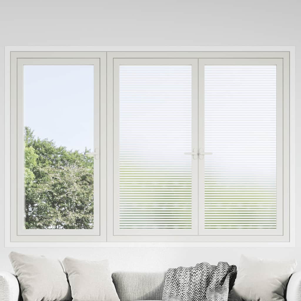 Fensterfolie Matt Streifen-Design 0,9x100 m PVC