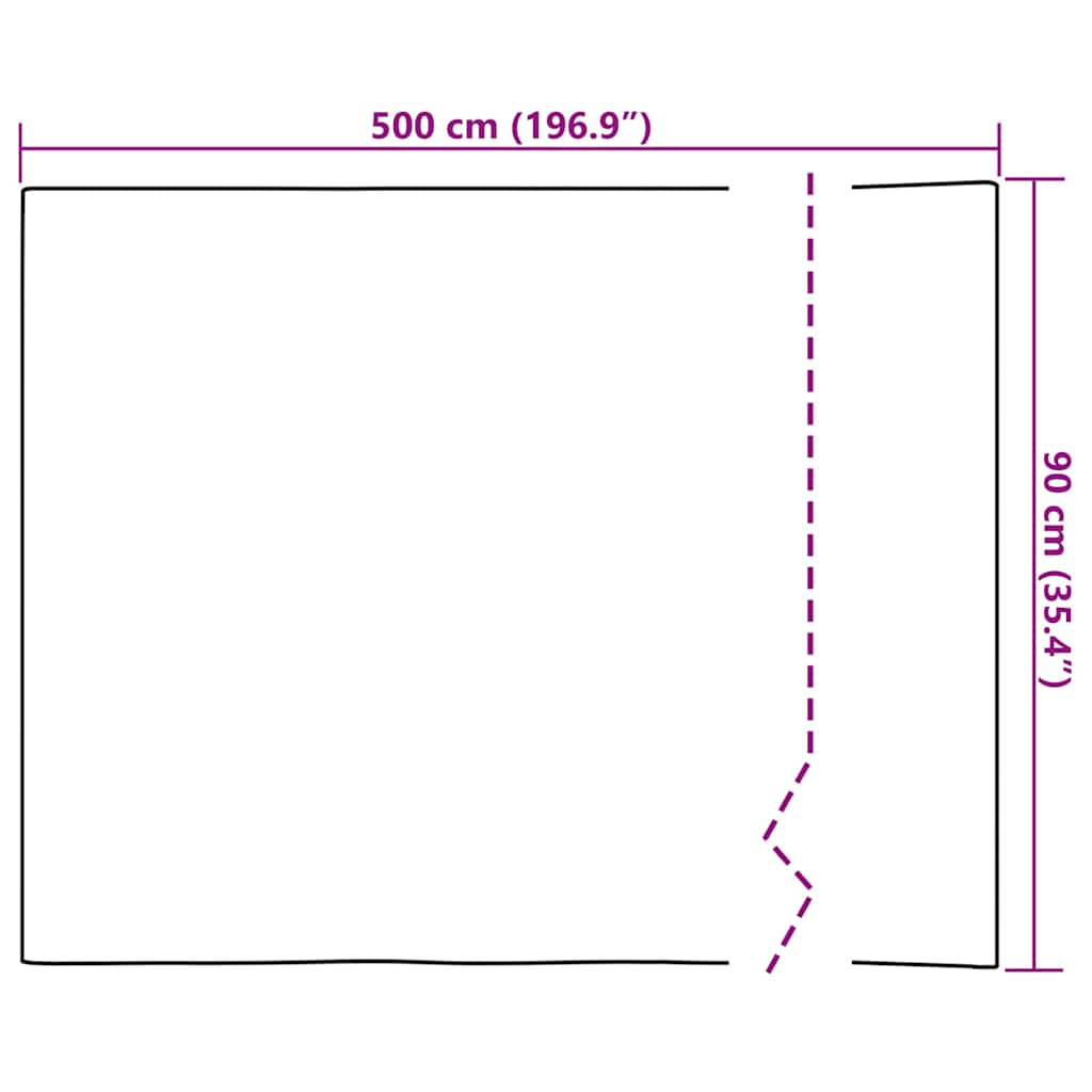 Möbelfolie Selbstklebend Dunkles Holz 500x90 cm PVC
