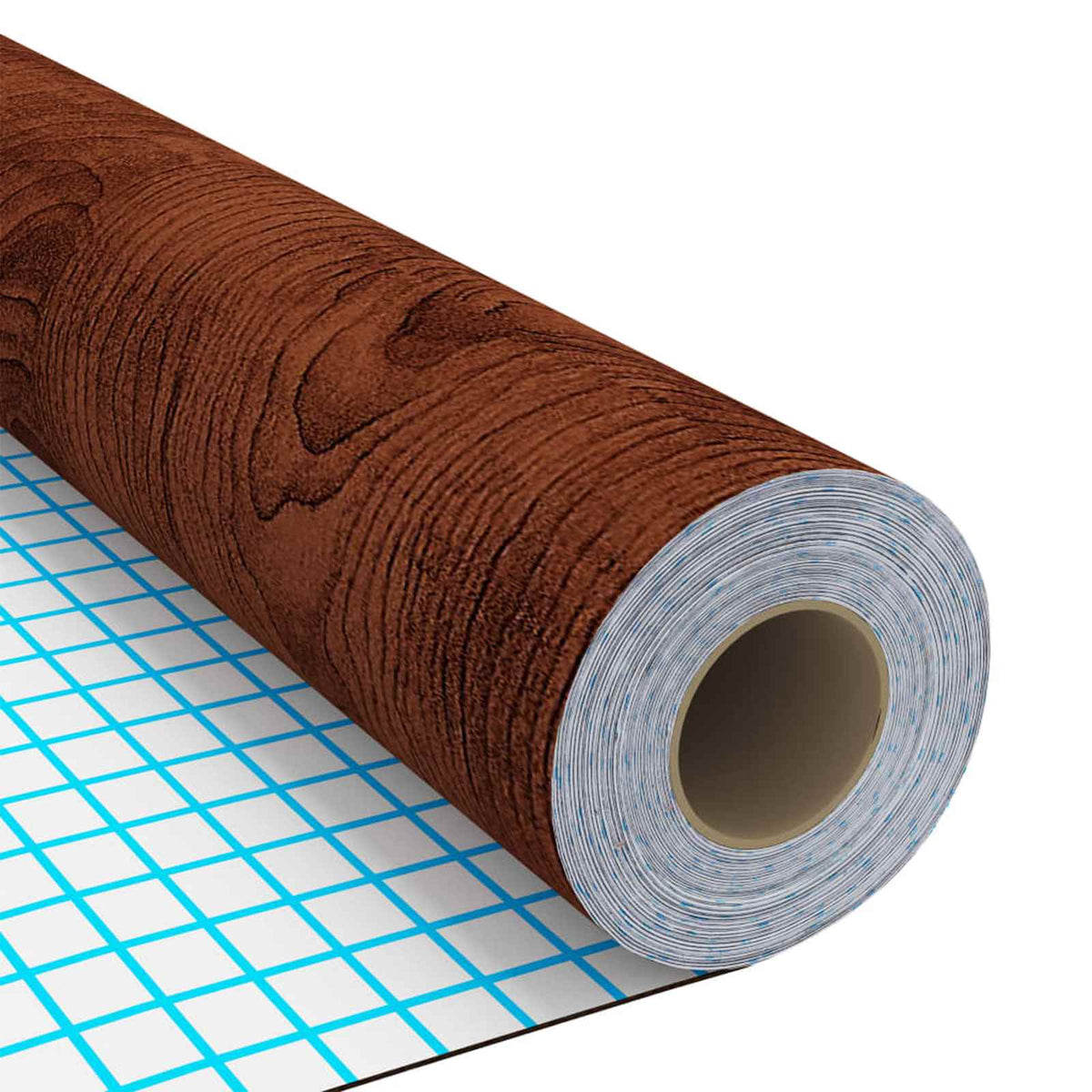 Selbstklebende Möbelfolie Dunkle Eiche 500 x 90 cm PVC