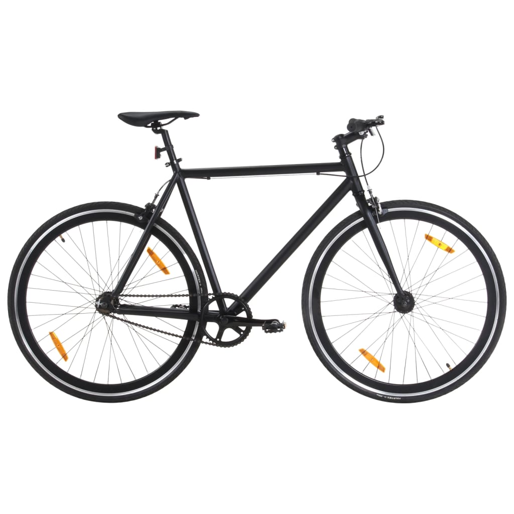 Vélo à Pignon Fixe Noir 700c 51 cm