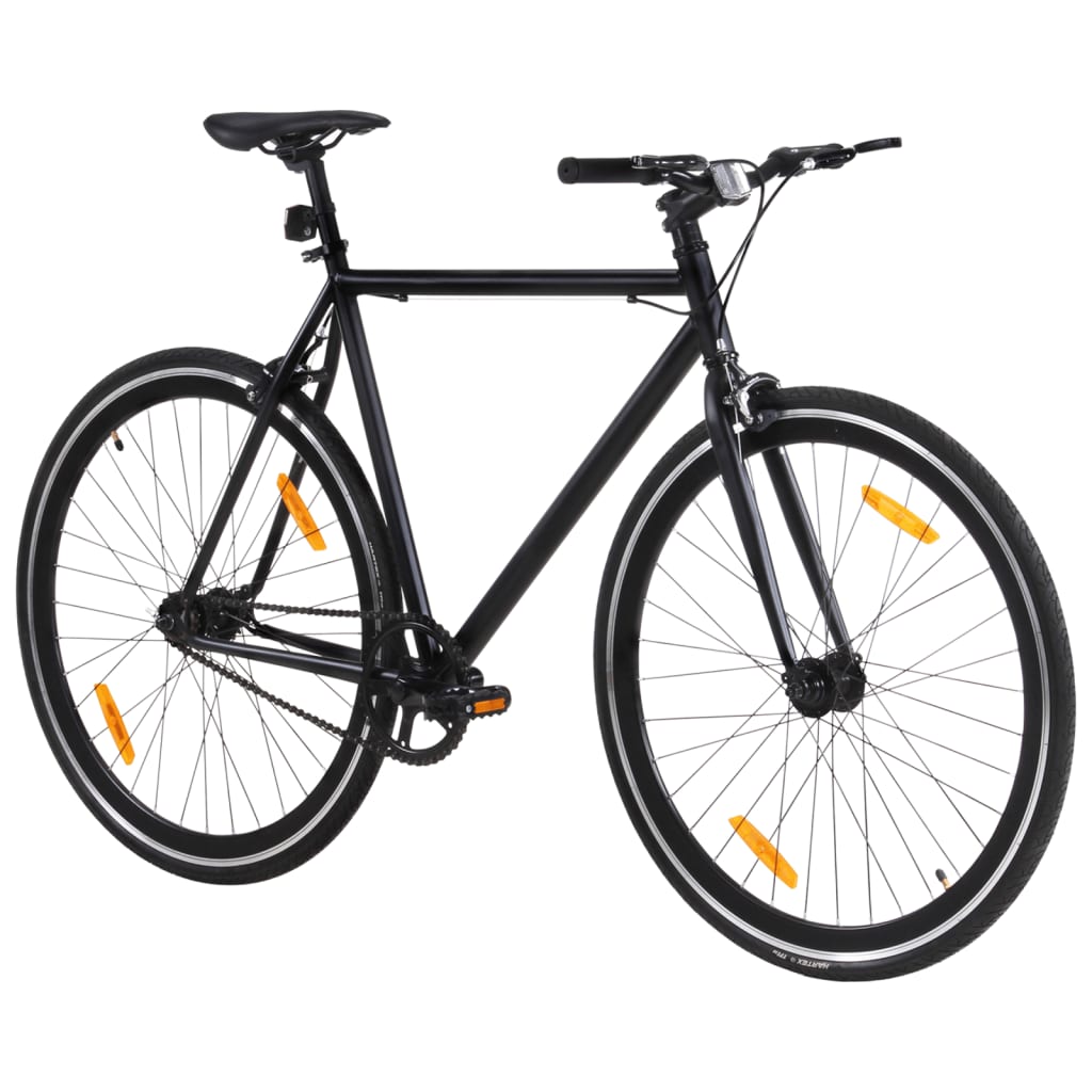 Vélo à Pignon Fixe Noir 700c 51 cm