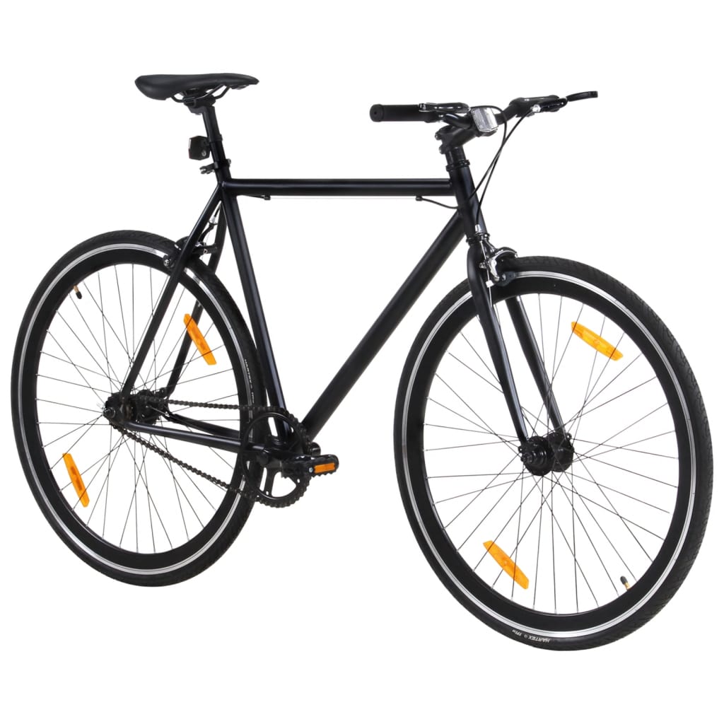 Vélo à pignon fixe noir 700c 55 cm