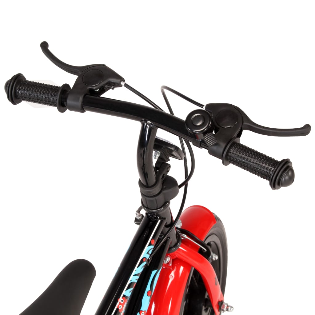 Kinderfahrrad 12 Zoll Schwarz und Rot