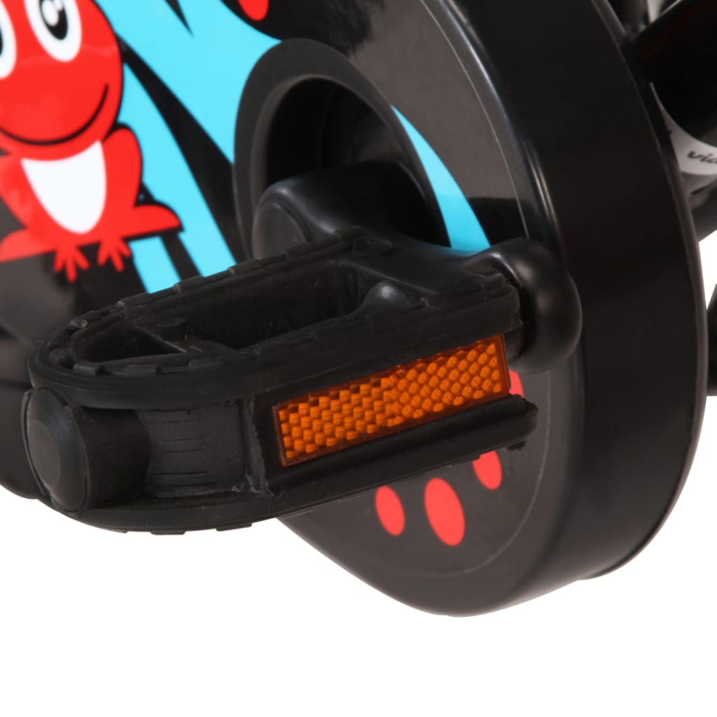 Kinderfahrrad 12 Zoll Schwarz und Rot