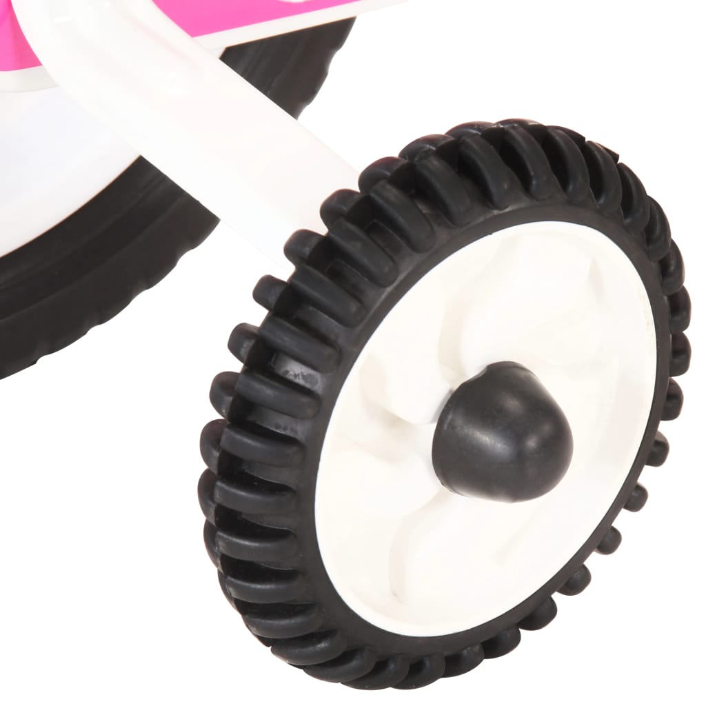 Kinderfahrrad 12 Zoll Weiß und Rosa