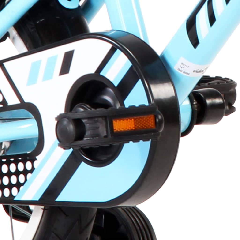 Kinderfahrrad 12 Zoll Schwarz und Blau