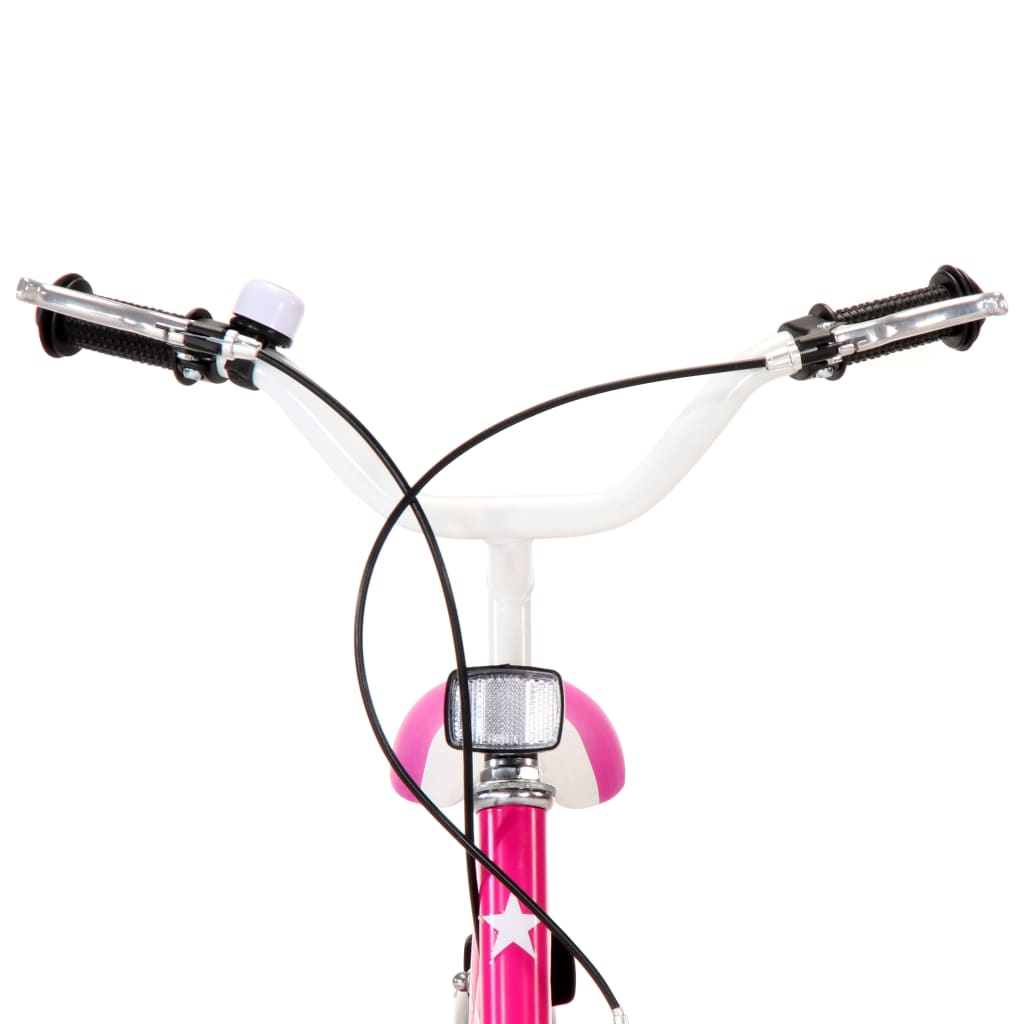 Kinderfahrrad 14 Zoll Schwarz und Rosa