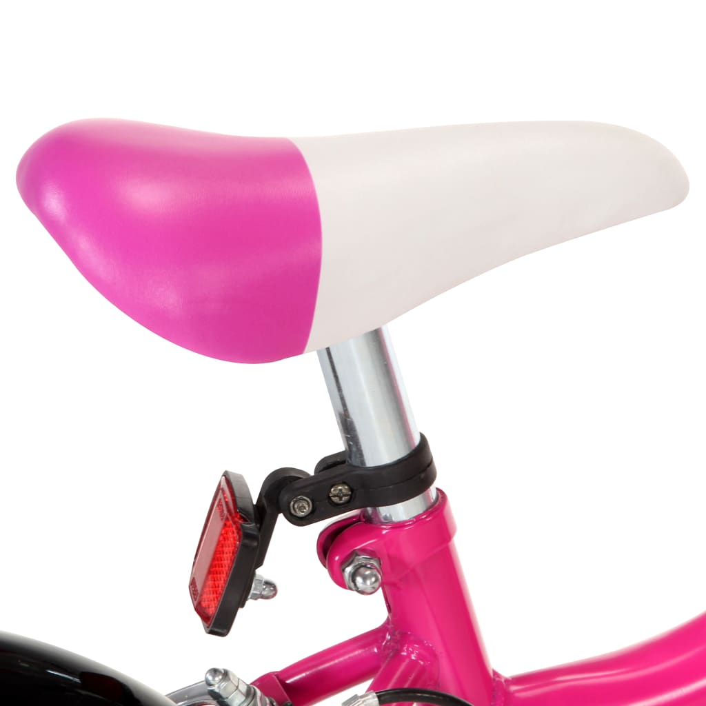 Kinderfahrrad 14 Zoll Schwarz und Rosa