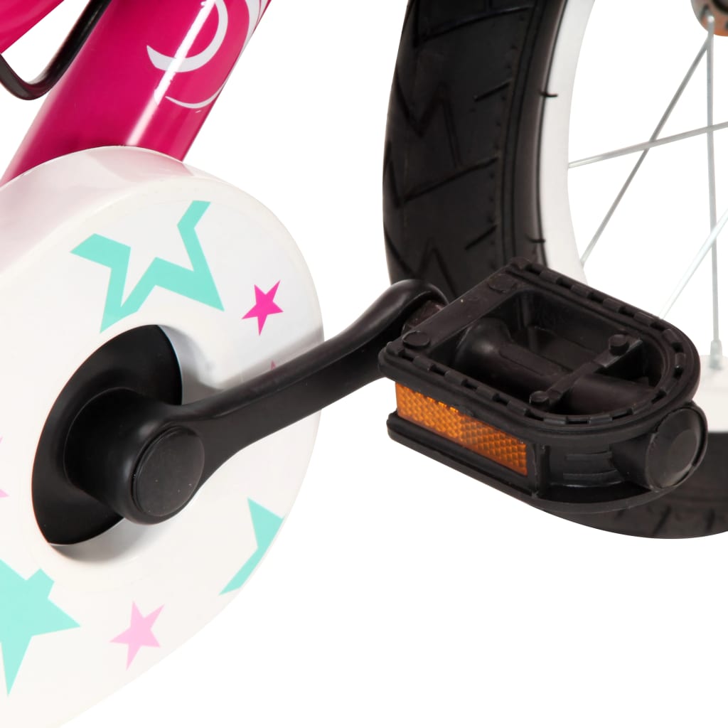 Kinderfahrrad 16 Zoll Schwarz und Rosa