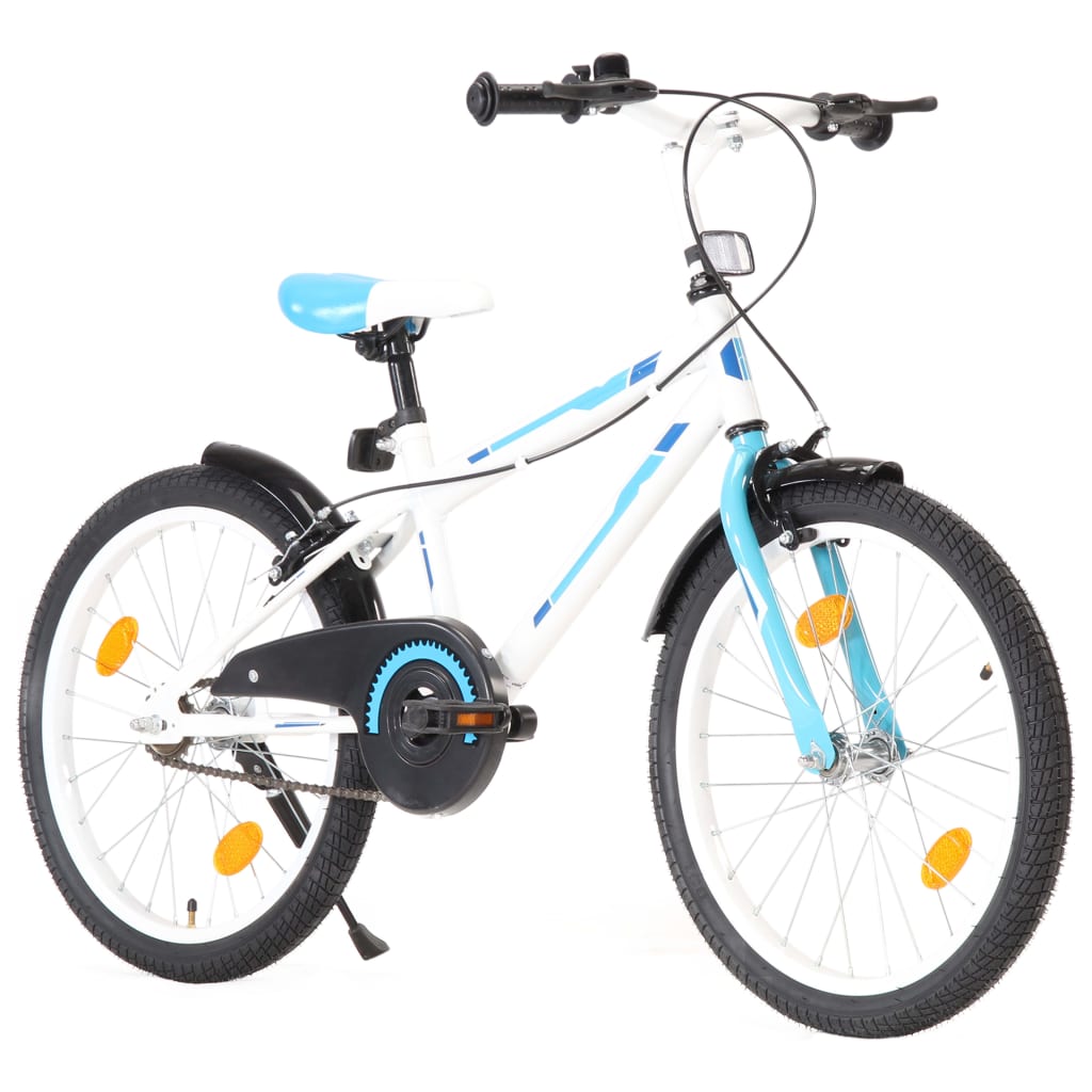 Kinderfahrrad 20 Zoll Blau und Weiß