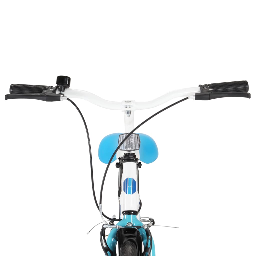 Kinderfahrrad 24 Zoll Blau und Weiß