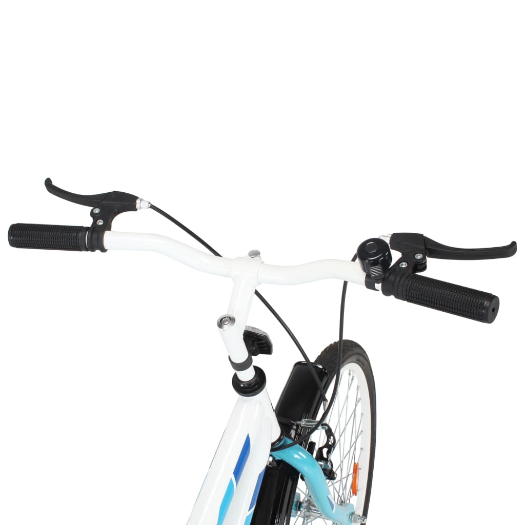 Kinderfahrrad 24 Zoll Blau und Weiß