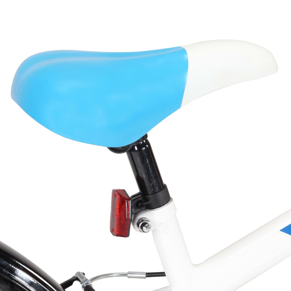 Kinderfahrrad 24 Zoll Blau und Weiß