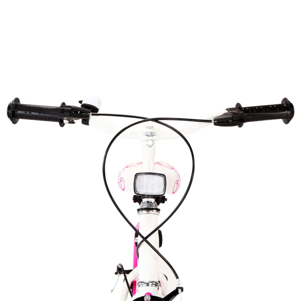 Kinderfahrrad 20 Zoll Rosa und Weiß