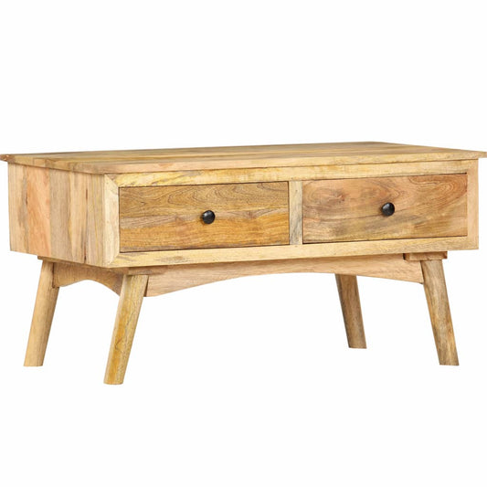 Couchtisch 82 x 52 x 42 cm Massivholz Mango
