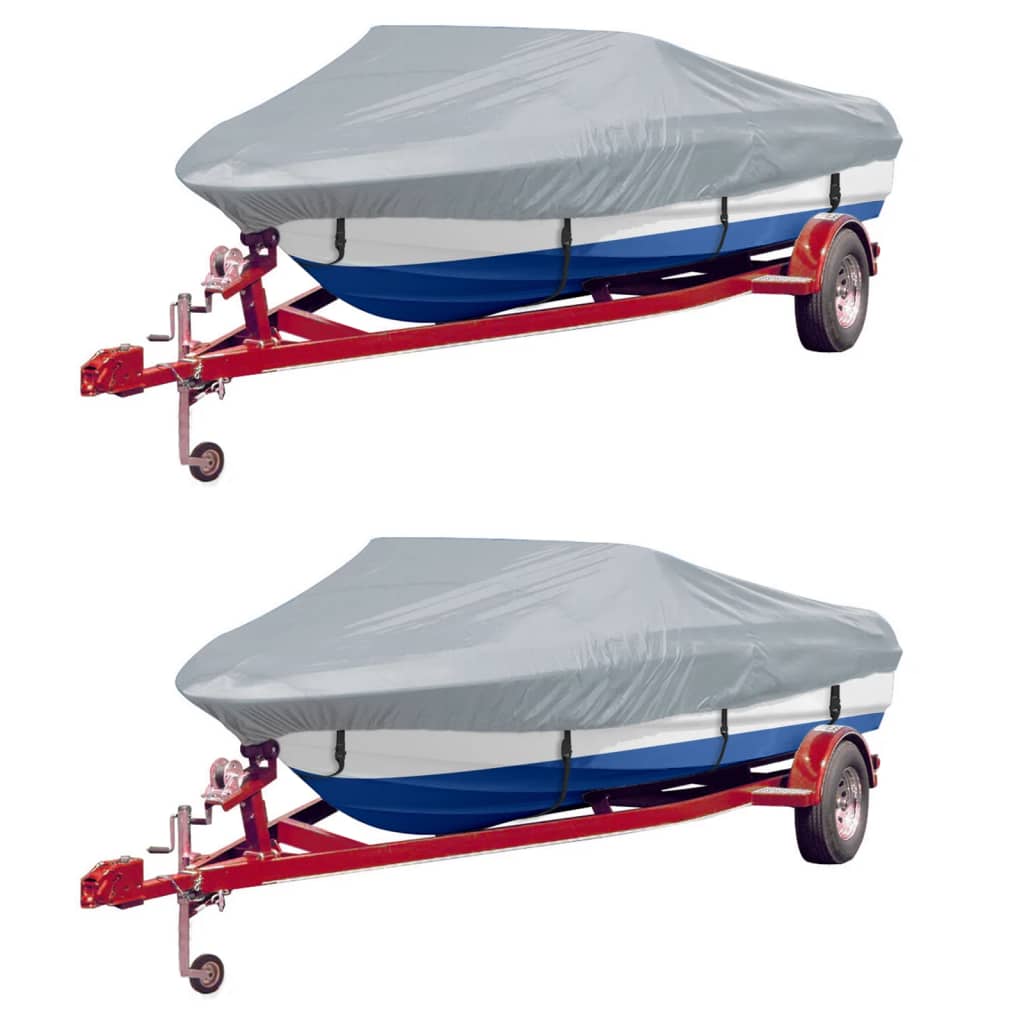 Bootspersenninge 2 Stk. Grau Länge 488-564 cm Breite 239 cm