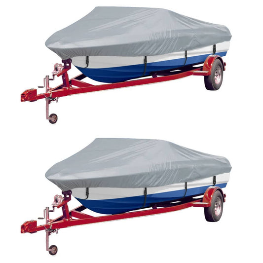 Bootspersenninge 2 Stk. Grau Länge 488-564 cm Breite 239 cm